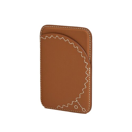 Держатель для карт Hermes MagSafe Hedgehog (Коричневый)