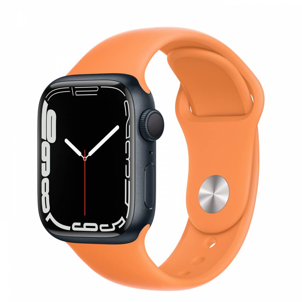 Apple Watch Series 7 GPS midnight 41mm - 携帯電話