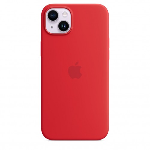 Силиконовый чехол для iPhone 14 с MagSafe - Красный