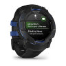 Умные часы Garmin Instinct 3 50mm, AMOLED, Black, Black/Bolt Blue Band