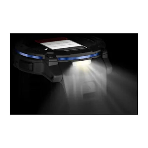 Умные часы Garmin Instinct 3 50mm, AMOLED, Black, Black/Bolt Blue Band