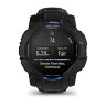 Умные часы Garmin Instinct 3 50mm, AMOLED, Black, Black/Bolt Blue Band