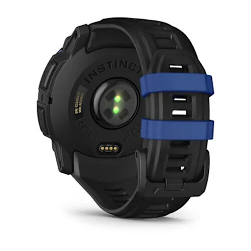 Умные часы Garmin Instinct 3 50mm, AMOLED, Black, Black/Bolt Blue Band