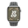 Apple Watch Series 9 41mm, Silver Aluminum Case with Nike Sport Band - Cargo Khaki