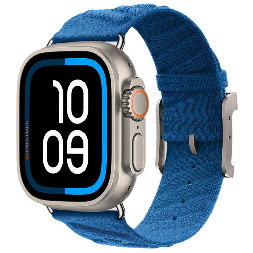 Apple Watch Ultra 4 Hermes 49mm En Mer Bleu Hydra