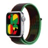 Apple Watch SE (2023) 44mm, Silver Aluminum Case with Sport Loop - Black Unity