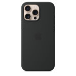 Силиконовый чехол для iPhone 16 Pro Max с MagSafe - Black (Черный)