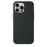 Силиконовый чехол для iPhone 16 Pro Max с MagSafe - Black (Черный)