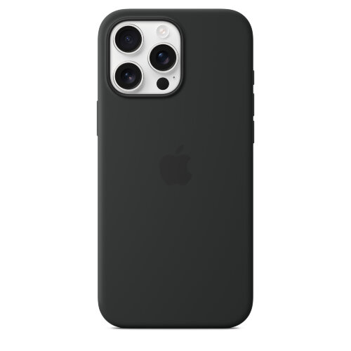 Силиконовый чехол для iPhone 16 Pro Max с MagSafe - Black (Черный)