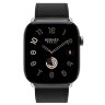Apple Watch Hermès Series 12 46mm, Silver Titanium, ремешок Deployment Buckle черный (Noir)