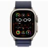 Apple Watch Ultra 2 49mm Titanium Case with Navy Alpine Loop (Large)