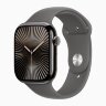 Apple Watch Series 10 46mm, Slate Titanium Case with Sport Band - Stone Gray