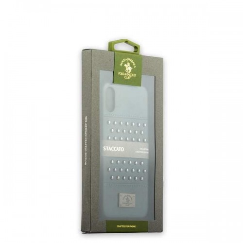 Кожаная накладка Staccato Series для iPhone X - Темно-зеленая