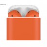 Оранжевые Airpods 2 матовые (2019)