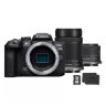 Canon EOS R10 Mirrorless Camera + RF-S 55-210mm Lens + RF-S 18-45mm Lens + SD Card + Spare Battery
