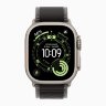 Apple Watch Ultra 3 49mm Titanium Case with Black/Charcoal Trail Loop (M/L)