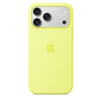 Силиконовый чехол для iPhone 17 Pro Max с MagSafe - Неоновый/Желтый (Neon Yellow)