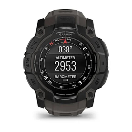 Умные часы Garmin Instinct 3 50mm, AMOLED, Black, Charcoal Band