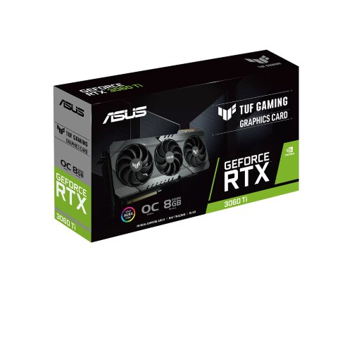 Видеокарта NVIDIA ASUS TUF RTX 3060 Ti OC 8GB