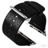 Ремешок кожаный с классической пряжкой для Apple Watch 42mm Черный