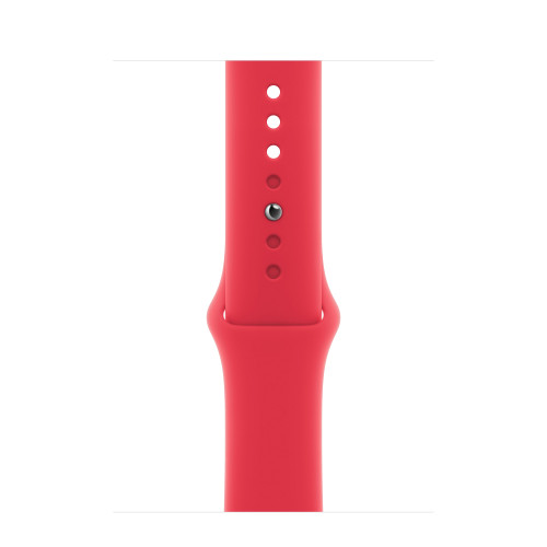 Apple Watch Series 9 45mm, Starlight Aluminum Case with Sport Band - Red