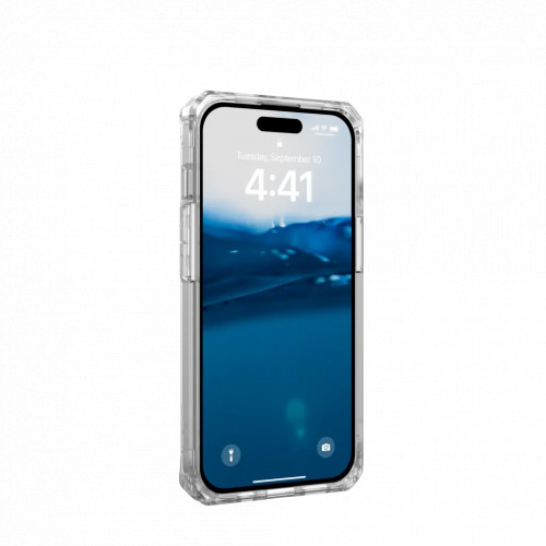Защитный чехол Uag Plyo Clear для iPhone 15 - Лед (Ice)