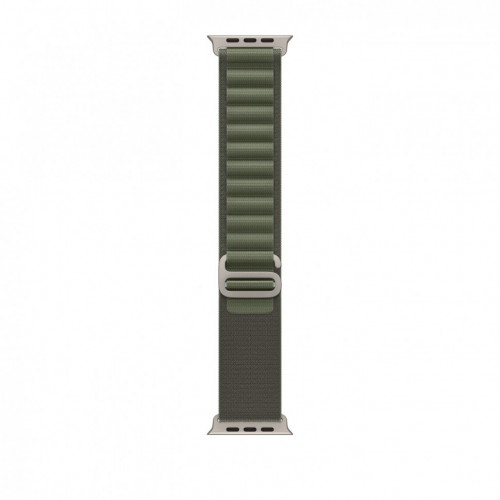 Apple Watch Ultra 2 49mm Titanium Case with Green Alpine Loop (M)