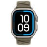 Apple Watch Ultra 4 Hermes 49mm, ремешок En Mer серого цвета