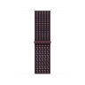 Apple Watch Series 12 46mm, Black Aluminum Case with Sport Loop - Burgundy Plaid