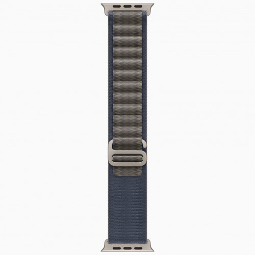 Apple Watch Ultra 3 49mm Titanium Case with Blue Alpine Loop (L)