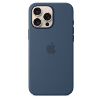 Силиконовый чехол для iPhone 16 Pro Max с MagSafe - Denim (Синий)
