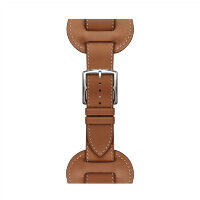 Ремешок Hermes для Apple Watch 46mm En Selle — золотисто-коричневый (Gold)