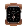 Ремешок Hermes для Apple Watch 46mm En Selle — золотисто-коричневый (Gold)