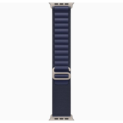 Apple Watch Ultra 2 49mm Titanium Case with Navy Alpine Loop (Medium)