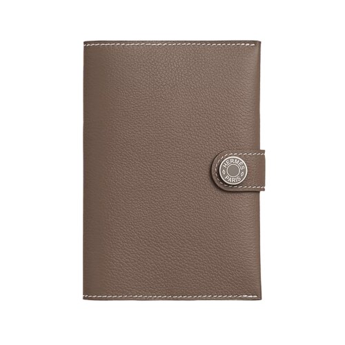 Обложка для паспорта Hermes  Etoupe (Светло-коричневый)