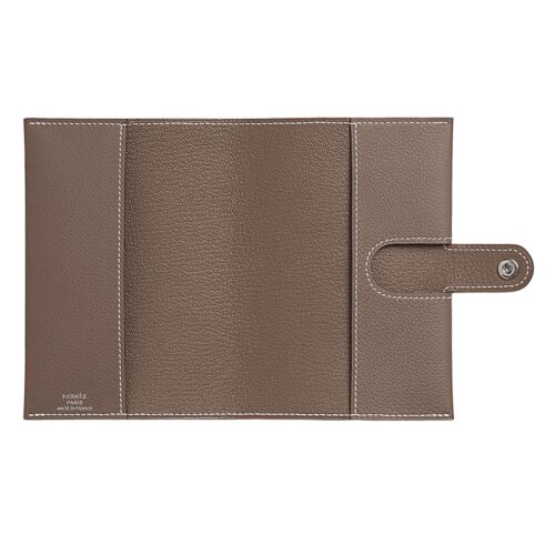 Обложка для паспорта Hermes  Etoupe (Светло-коричневый)