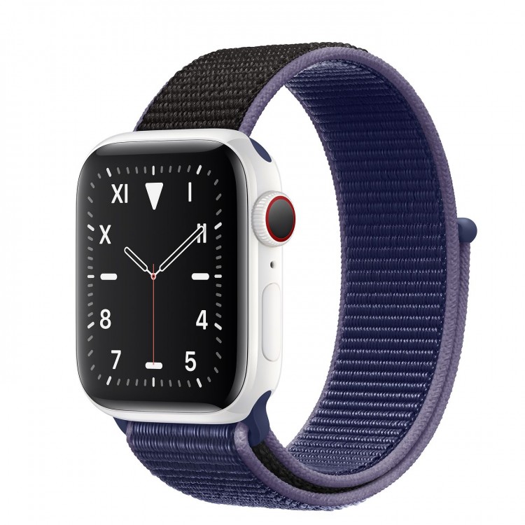 Apple Watch 5 Ceramic 40mm синий браслет купить в Москве