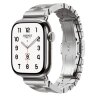 Apple Watch Hermes Series 11 42mm, блочный стальной браслет (M)