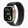 Apple Watch Ultra 3 49mm Titanium Case with Black/Charcoal Trail Loop (S/M)