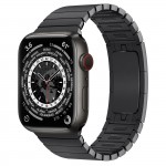 Apple Watch Series 7 45 мм Чёрный титан, блочный браслет из стали