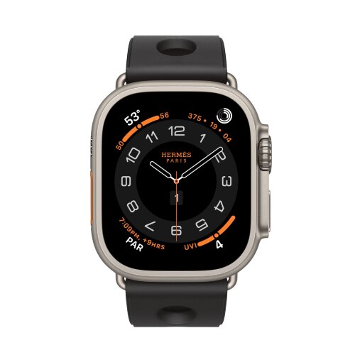 Спортивный ремешок Hermes для Ultra 3 Scub’H Diving 49mm - Черный (Noir)