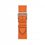 Ремешок Hermès Single Tour из кожи Swift 41mm для Apple Watch - "Оранжевый"