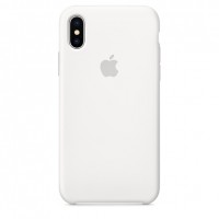 Силиконовый чехол для iPhone X белый