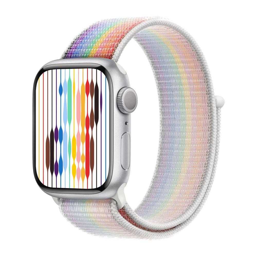 Apple Watch 9 Aluminum Silver 41mm Pride