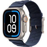 Apple Watch Ultra 4 Hermes 49mm, ремешок En Mer синего цвета