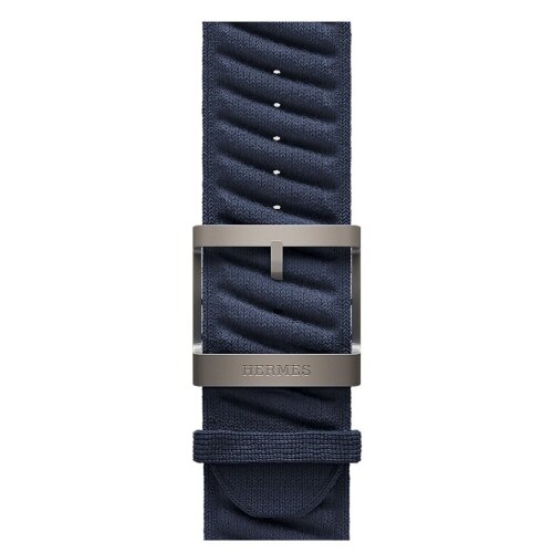 Apple Watch Ultra 4 Hermes 49mm, ремешок En Mer синего цвета