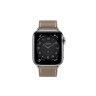 Кожаный ремешок Hermes для Apple Watch Single Tour 41mm - Бежевый (Etoupe)