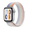 Apple Watch SE (2023) 44mm, Silver Aluminum Case with Sport Loop - Pride Edition (Радужный)