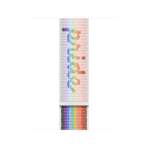 Apple Watch SE (2023) 44mm, Silver Aluminum Case with Sport Loop - Pride Edition (Радужный)