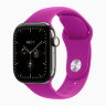 Apple Watch Series 12 46mm, Natural Titanium Case with Sport Band - Magenta